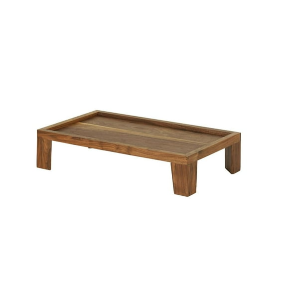 Cal Mil Sydney Walnut Taper Leg Riser, 12 inch Width x 20 inch Depth x 6 inch Height