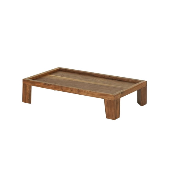 Cal Mil Sydney Walnut Taper Leg Riser, 12 inch Width x 20 inch Depth x 6 inch Height
