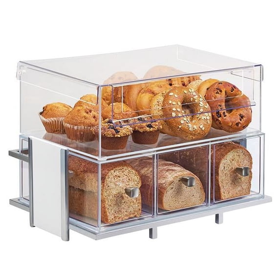 Cal Mil White Wood Eco Modern Merchandiser, 21.25 x 14.25 x 9 inch -- 1 each.
