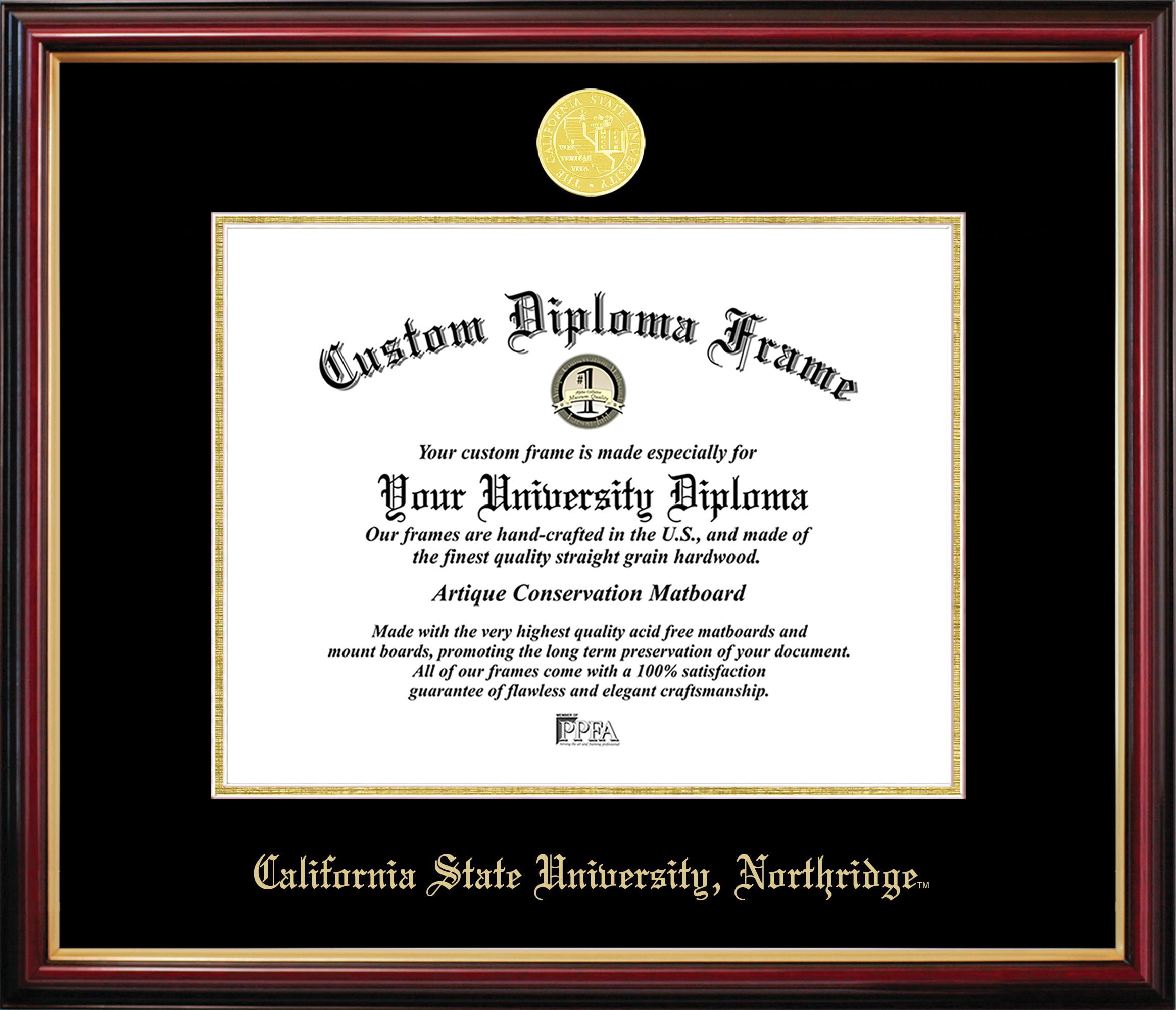 Cal Northridge Petite Diploma Frame