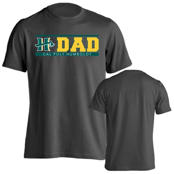 Cal Poly Humboldt Lumberjacks Dad Proud Parent Short Sleeve T-Shirt