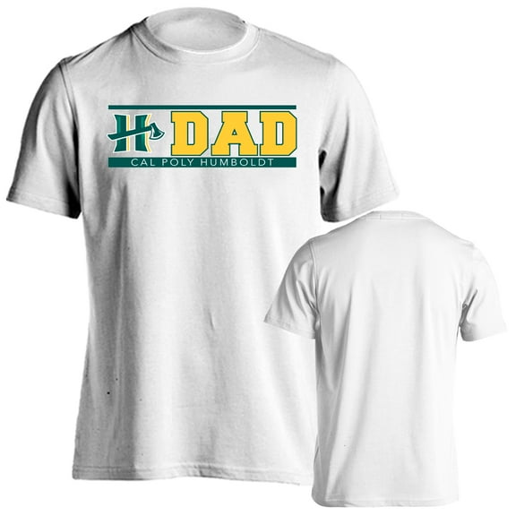 Cal Poly Humboldt Lumberjacks Dad Proud Parent Short Sleeve T-Shirt