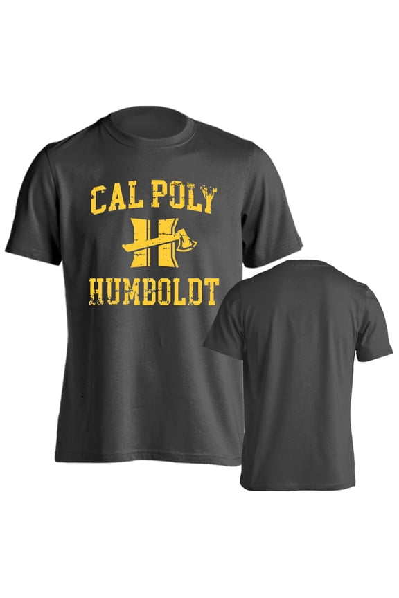 Cal Poly Humboldt Lumberjacks Distressed Retro Short Sleeve T-Shirt