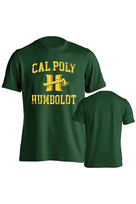 Cal Poly Humboldt Lumberjacks Distressed Retro Short Sleeve T-Shirt