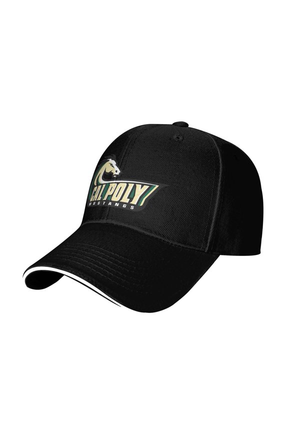 Cal Poly Mustangs Casual Sandwich Baseball Cap Adjustable For Men For Women