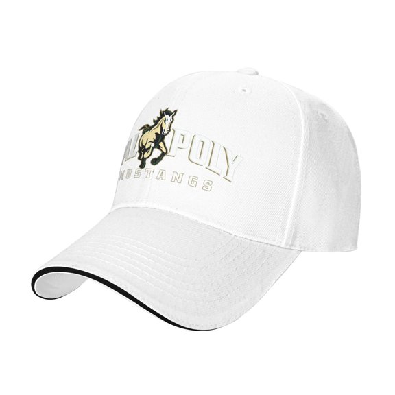 Cal Poly Mustangs Casual Sandwich Baseball Cap Adjustable For Men For Women