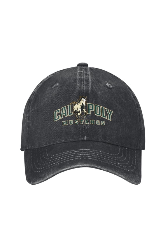 Cal Poly Mustangs Hat Adult Adjustable Classic Washed Casquette Cap Hat Baseball Cap