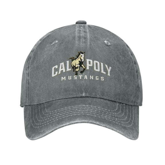 Cal Poly Mustangs Hat Adult Adjustable Classic Washed Casquette Cap Hat Baseball Cap