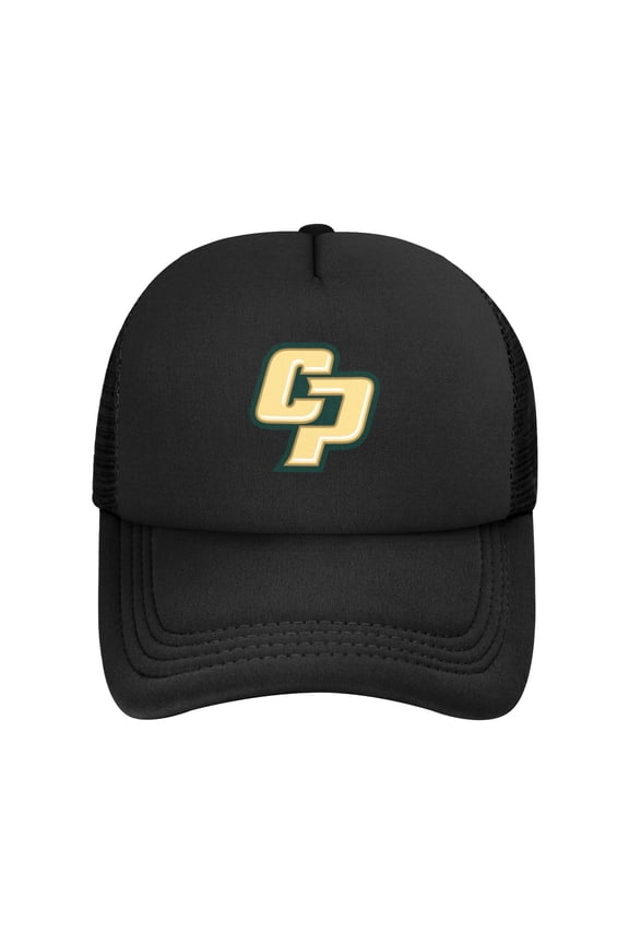 Cal Poly Mustangs Solid Color Lightweight Adult Mesh Baseball Cap