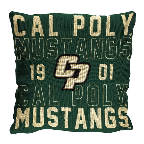The Northwest Group Cal Poly Mustangs 20" x 20" Stacked Pillow