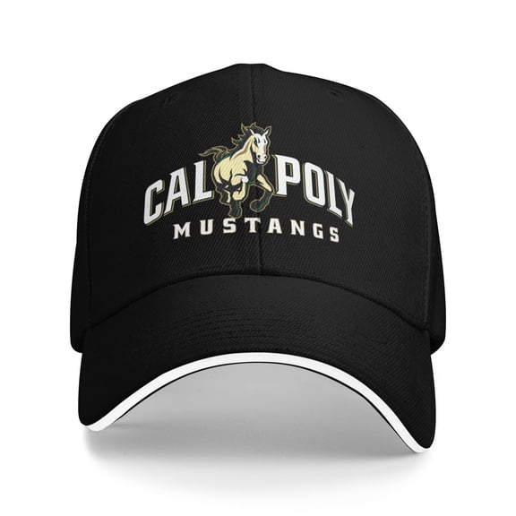 Cal Poly Mustangs Unisex Baseball Caps Sandwich Caps Dad Hat Casual Hat