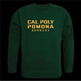 thumbnail image 1 of Cal Poly Pomona Broncos Arch Crewneck Pullover Sweatshirt Sweater - Forest Green, Large, 1 of 2