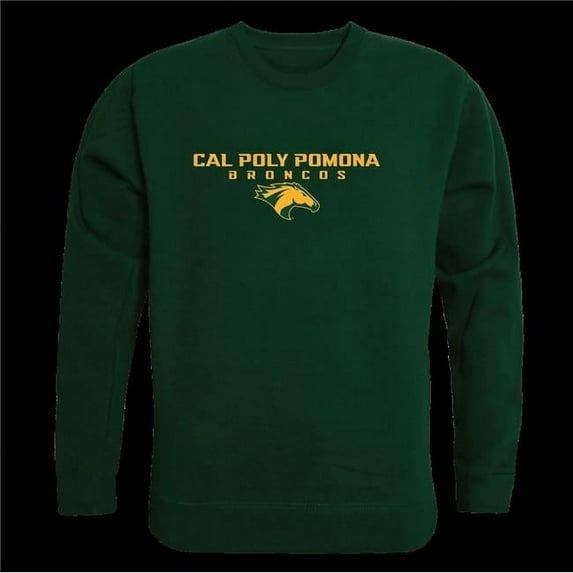 Cal Poly Pomona Broncos College Crewneck Sweatshirts, Forest - Large