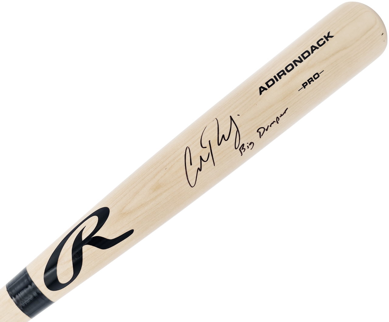 Cal Raleigh Autographed Blonde Rawlings Pro Baseball Bat Seattle Mariners "Big Dumper" Fanatics & MLB Holo 241377