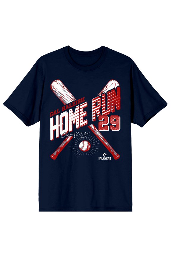 Cal Raleigh Home Run Derby Winner Baseball Grand Slam Big Dumper Men's Navy Crew Neck Short Sleeve Tee-Small