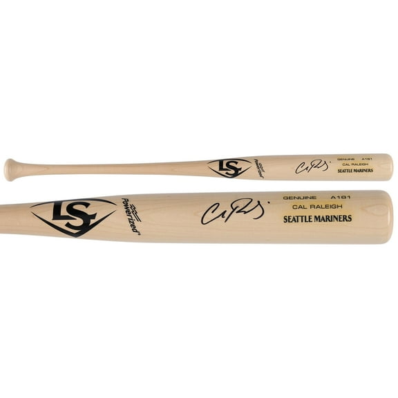 Cal Raleigh Seattle Mariners Autographed Louisville Slugger Game Model Bat - Fanatics Authentic Certified
