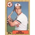 thumbnail image 1 of Cal Ripken Jr. 1987 Topps Baseball Card #784, 1 of 2