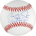 thumbnail image 1 of Cal Ripken Jr. Autographed Baseball with "1982 Rookie of the Year" Inscription - Fanatics Authentic Certified, 1 of 2