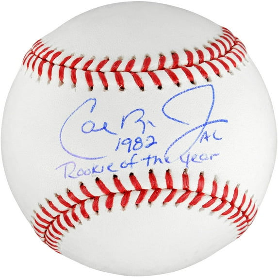 Cal Ripken Jr. Autographed Baseball with "1982 Rookie of the Year" Inscription - Fanatics Authentic Certified
