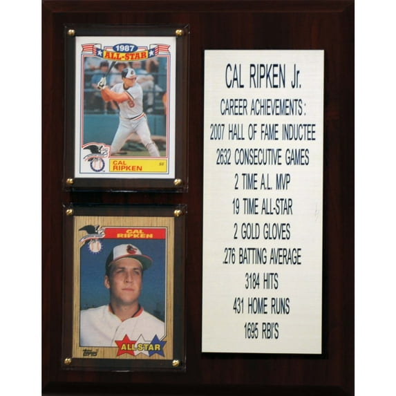 Cal Ripken Jr. Baltimore Orioles 8'' x 10'' Plaque