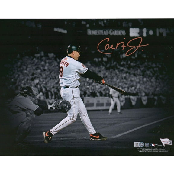 Cal Ripken Jr. Baltimore Orioles Autographed 11" x 14" Spotlight Photograph - Fanatics Authentic Certified