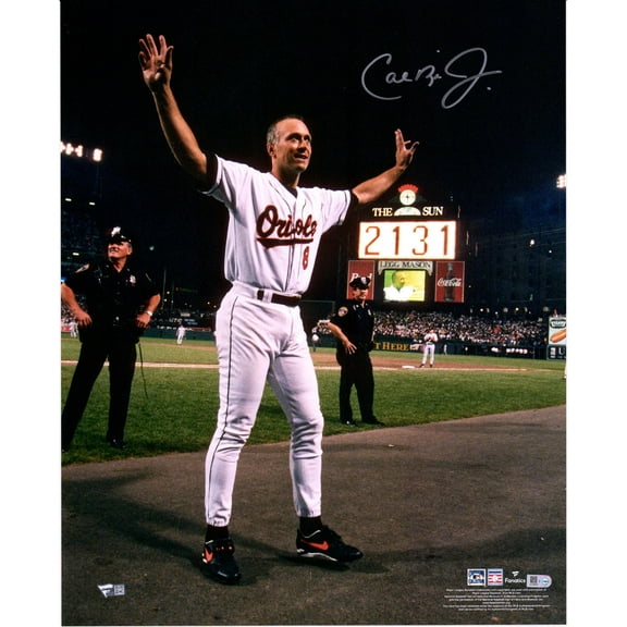 Cal Ripken Jr. Baltimore Orioles Autographed 16" x 20" 2131st Game Ovation Photograph - Fanatics Authentic Certified