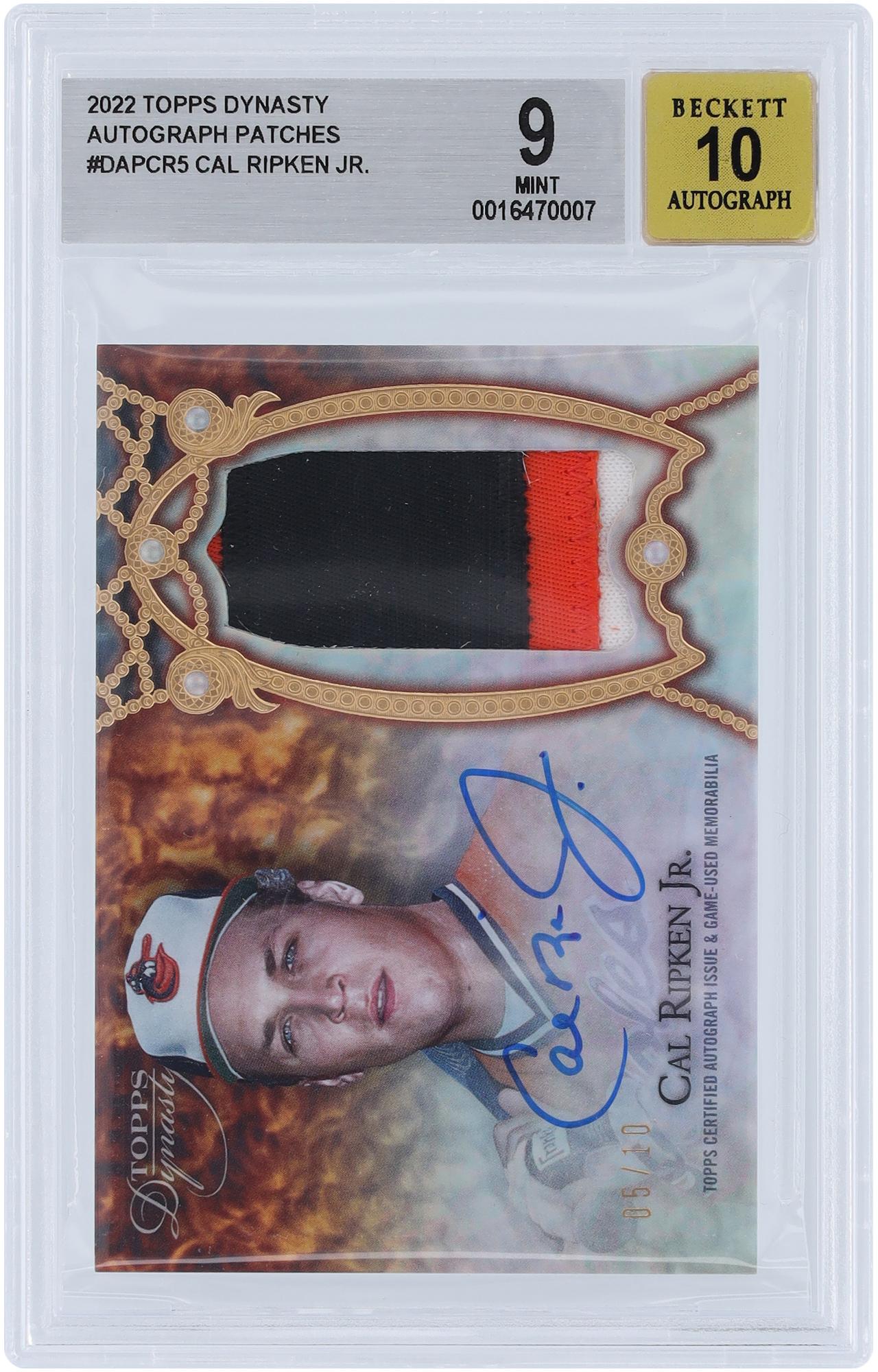 Cal Ripken, Jr.直書き直筆サイン パッチカード Cal Ripken, Jr.直書き直筆サイン パッチカード