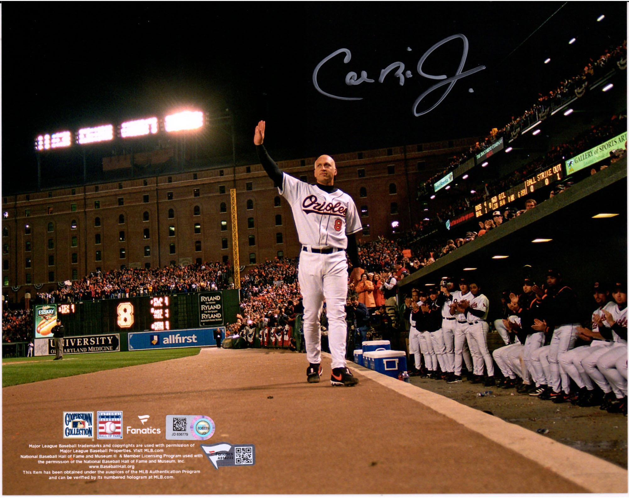 Cal Ripken Jr. Baltimore Orioles Autographed 8" x 10" Final Game Ovation Photograph - Fanatics Authentic Certified