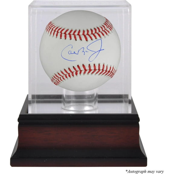 Cal Ripken Jr. Baltimore Orioles Autographed Baseball and Mahogany Baseball Display Case - Fanatics Authentic Certified