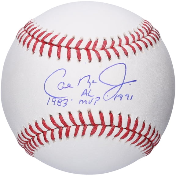Cal Ripken Jr. Baltimore Orioles Autographed Baseball with "1983 & 1991 AL MVP" Inscription - Fanatics Authentic Certified