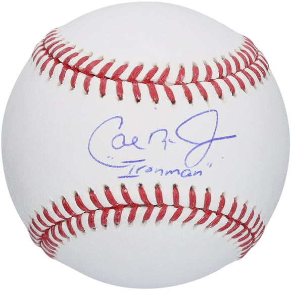 Cal Ripken Jr. Baltimore Orioles Autographed Baseball with "Ironman" Inscription - Fanatics Authentic Certified