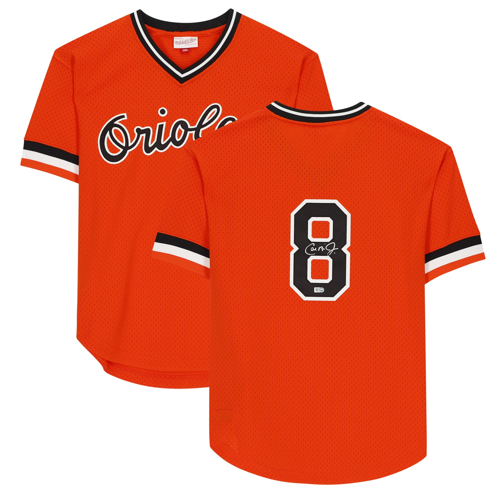 Stitches MLB Baltimore Orioles Orange & Black S/S Poly Baseball Jersey  Shirt 2XL