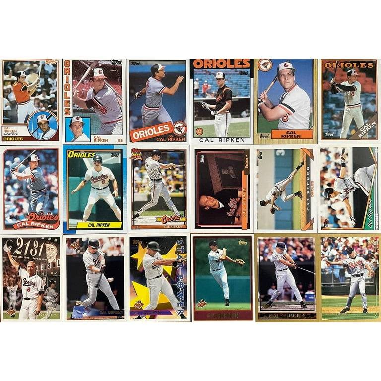 cal ripken jr. graded baseball cards Cal Ripken Jr. Baseball Card Assortment (40 Cards In New Collector's Display Album)