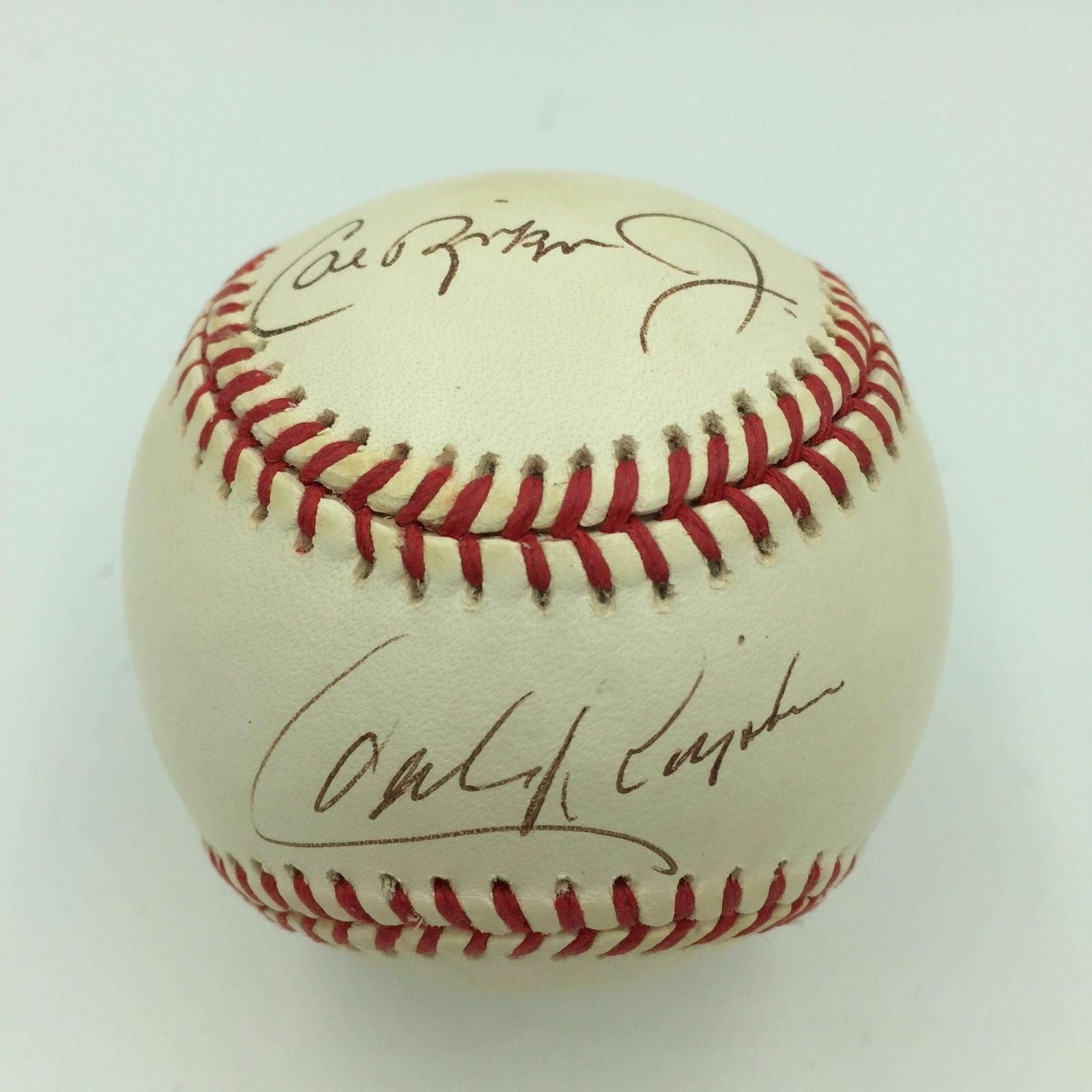Cal Ripken Jr. Cal Ripken Sr. Billy Ripken Signed Autographed Baseball ...