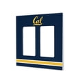 thumbnail image 1 of Cal Bears Stripe Design Double Rocker Light Switch Plate, 1 of 4