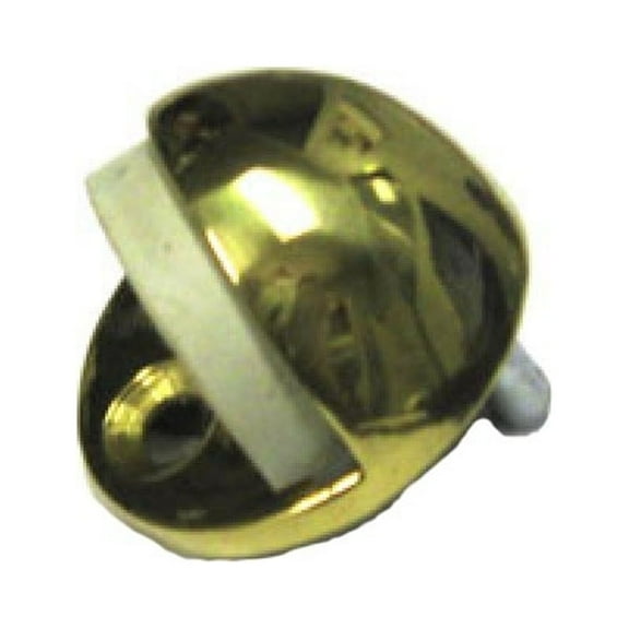 Cal-Royal DSLP-4 US3 Dome Door Stop, Low Profile Brass Finish