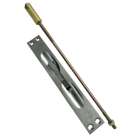 Cal-Royal MF6341 US15 Flush Bolt, Mortise UL (Each) Satin Nickel