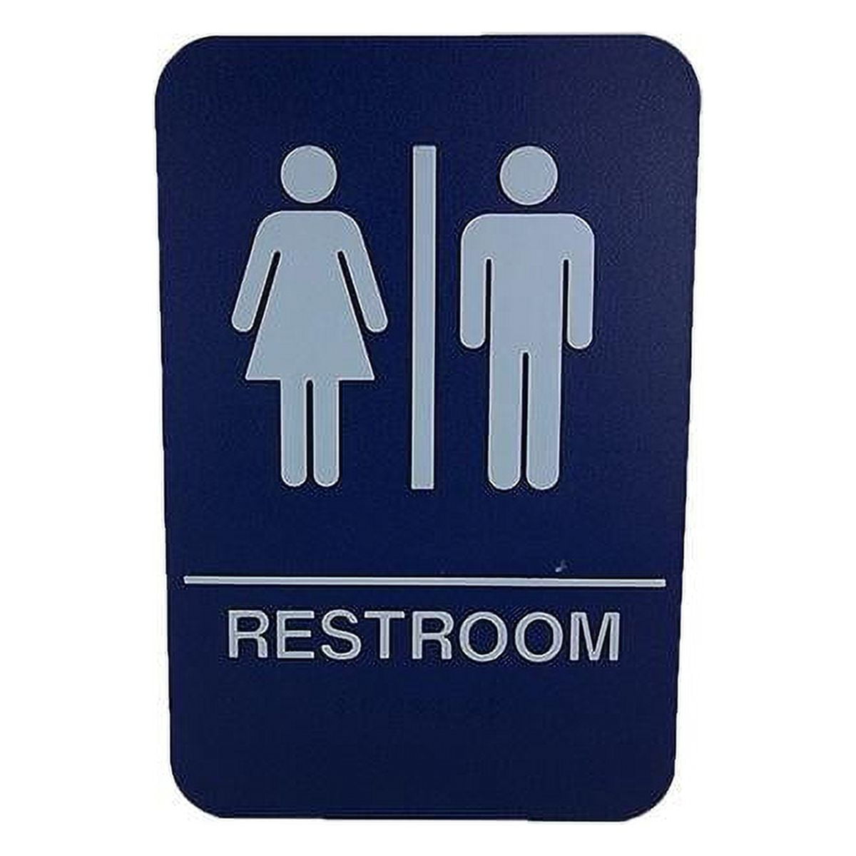 Cal Royal Men & Women Restroom Sign, 6