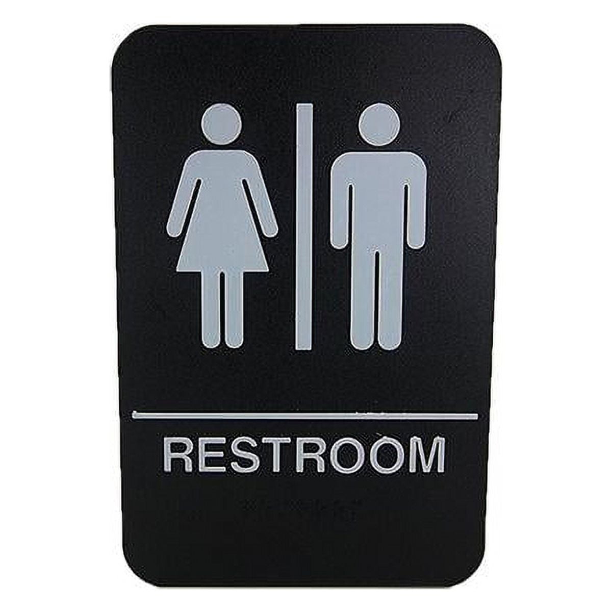 Cal Royal Men & Women Restroom Sign, 6