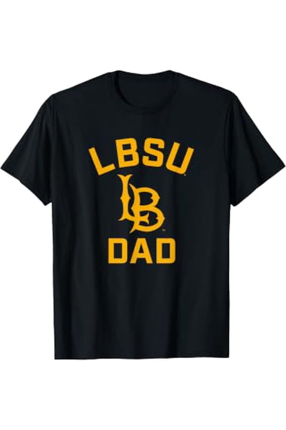 Cal State Long Beach CSULB Arched Dad T-Shirt