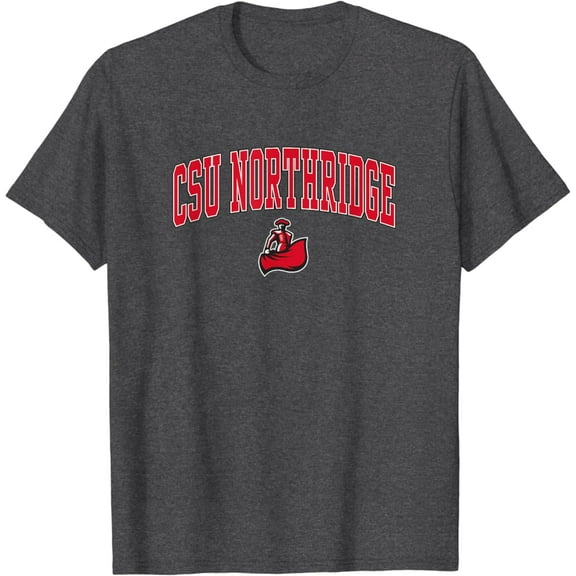 Cal State Northridge Arch Over Victory Logo T-Shirt