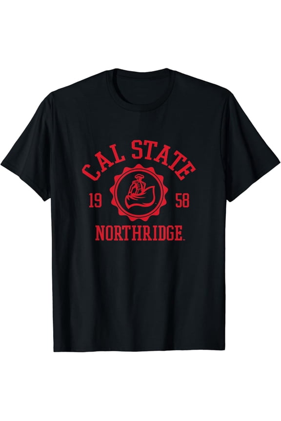 Cal State Northridge Matadors Stamp Logo T-Shirt
