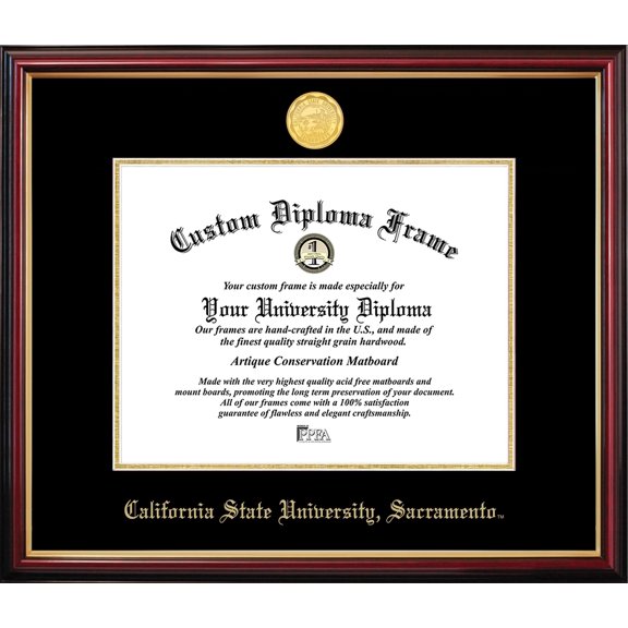 Cal State Sacramento Petite Diploma Frame