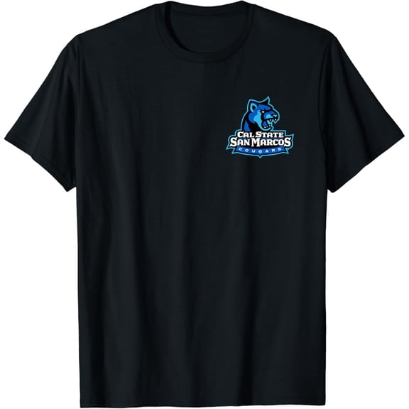 Cal State San Marcos Cougars Left Chest Icon T-Shirt