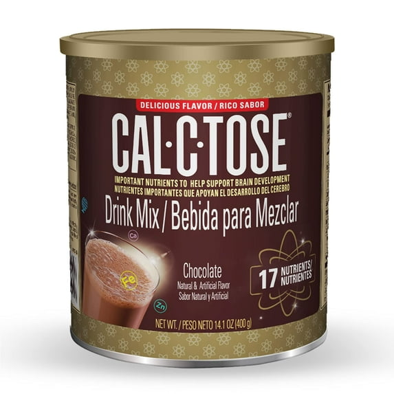 Cal-c-tose Drink Mix Chocolate 14.1 Oz (Pack of 16)
