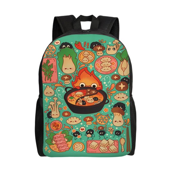 Cal-cifer Backpack,3d Print Laptop Backpack Lightweight Casual Daypack Bookbag Multi-Function Travel Backpack
