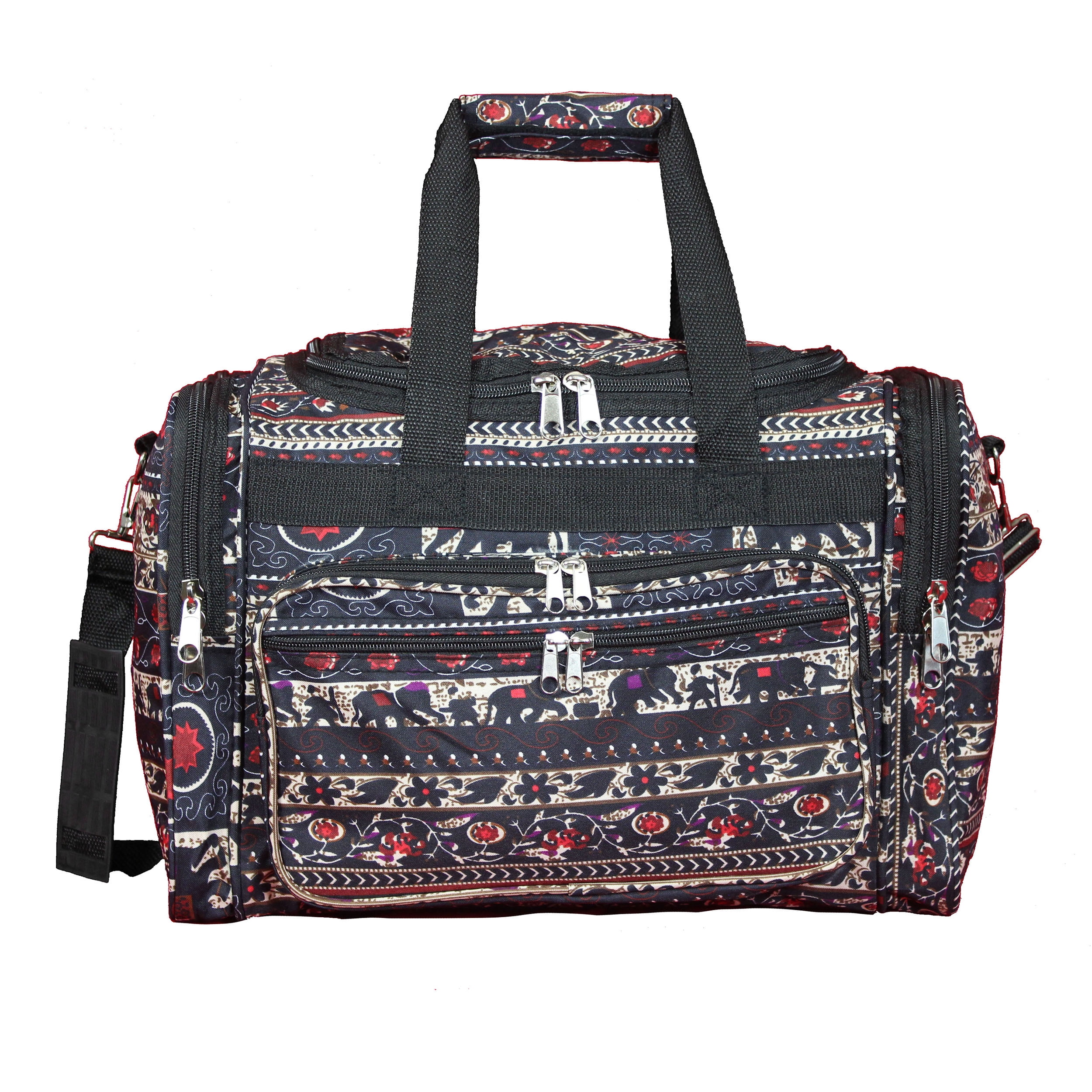 CalBags Animal Prints 16-inch Shoulder Carry-on Duffel Bag - Elephant