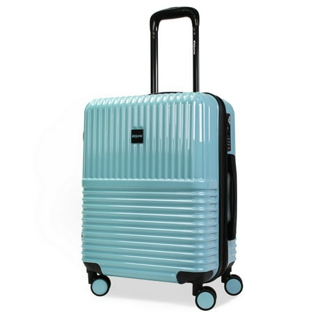 CalBags Dejuno Tonal 20-Inch Carry-On Polycarbonate Lightweight Hardside Expandable Spinner Luggage Suitcase with TSA Lock - Glacier