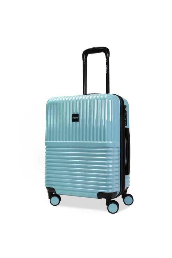 Dejuno Tonal 20-Inch Carry-On Polycarbonate Lightweight Hardside Expandable Spinner Luggage Suitcase with TSA Lock - Glacier