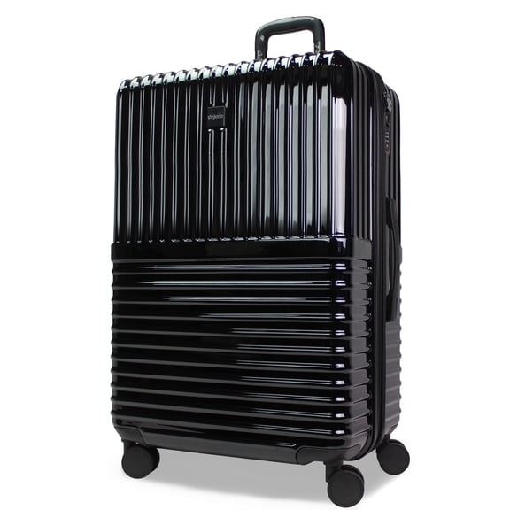 CalBags Dejuno Tonal 28-Inch Polycarbonate Lightweight Hardside Expandable Spinner Luggage Suitcase with TSA Lock - Onyx